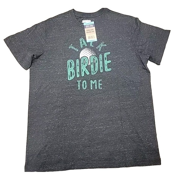State of Mine Other - Talk BIRDIE To Me‎  Golf Graphic  Heather Medium  Ultra Soft T Shirt NEW